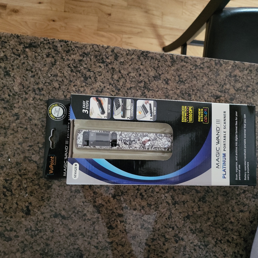 VuPoint Solutions - Magic Wand III - Platinum Portable Scanner